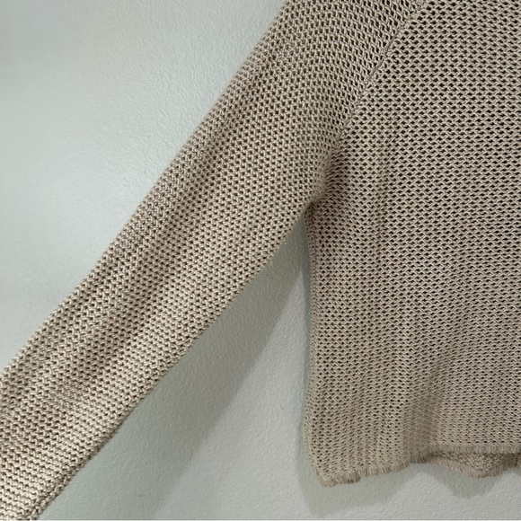 Urban outfitters Silence + Noise tan open knit sweater - Picture 4 of 8